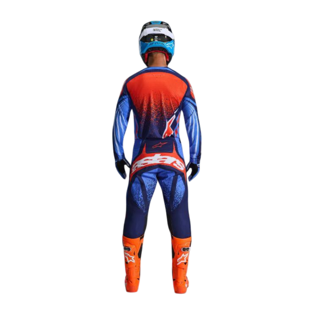 TRAJE ALPINESTARS 2026 TECHSTAR NOMUR AZUL/NARANJA - Imagen 2