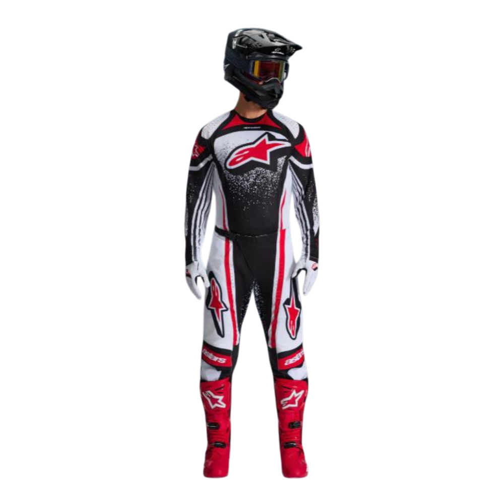 TRAJE ALPINESTARS 2026 TECHSTAR NOMUR NEGRO/BLANCO