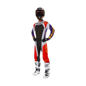 TRAJE ALPINESTARS 2024 TECHSTAR OCURI NEGRO/ROJO/AMARILLO