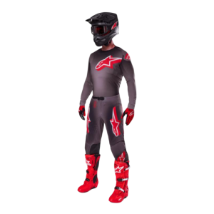 TRAJE ALPINESTARS 2025 SUPERTECH LIPAN NEGRO/ROJO