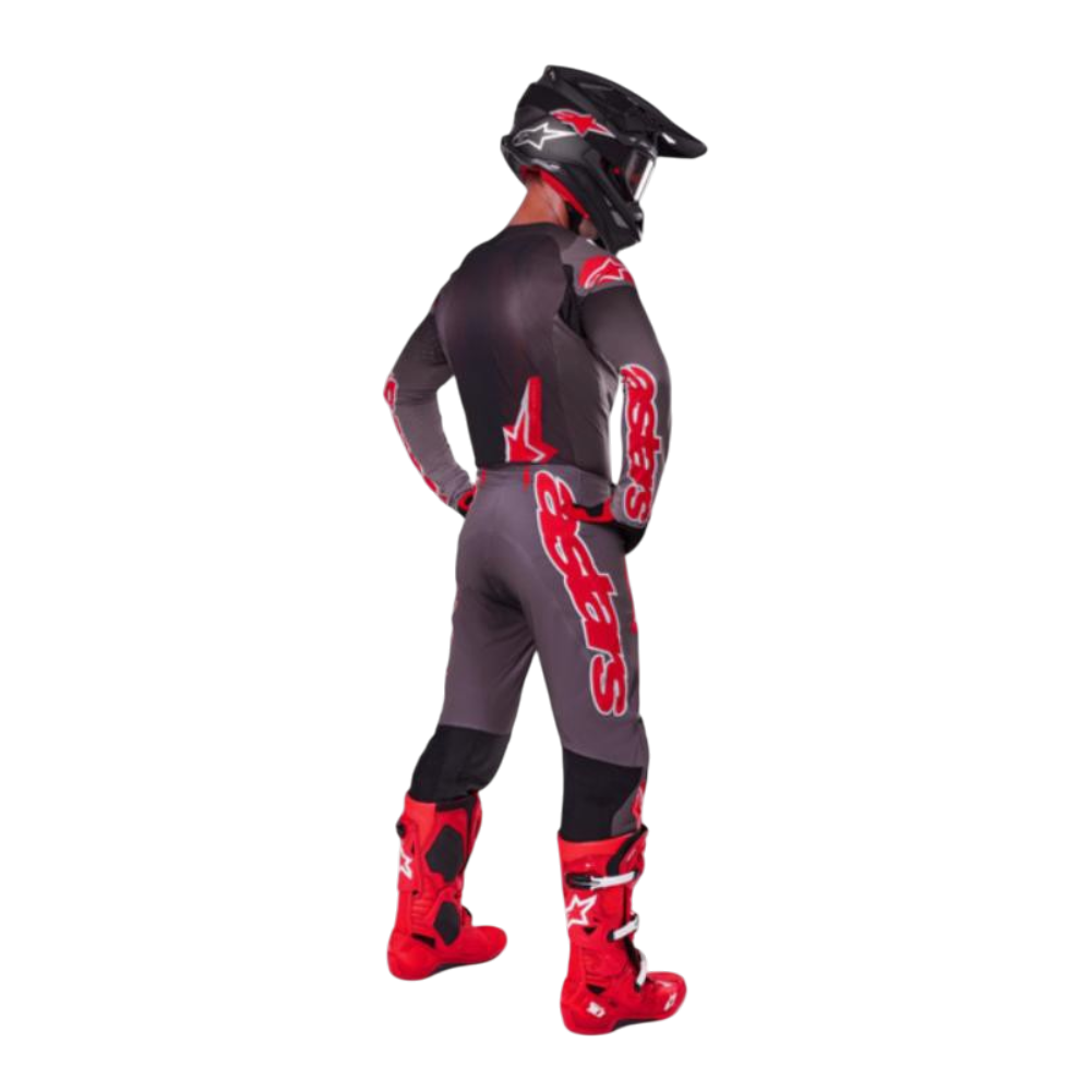 TRAJE ALPINESTARS 2025 SUPERTECH LIPAN NEGRO/ROJO - Imagen 2