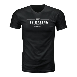 POLERA HOMBRE FLY RACING MOTTO BLACK