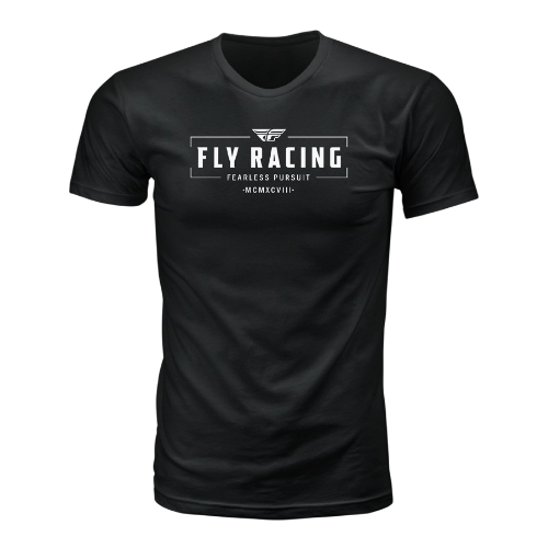 POLERA HOMBRE FLY RACING MOTTO BLACK