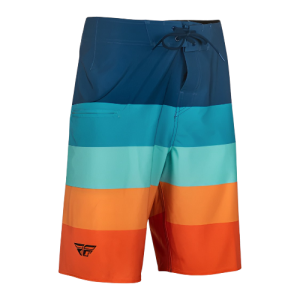 SHORT DE BAÑO HOMBRE FLY RACING BLUE/ORANGE