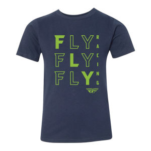 POLERA NIÑO FLY RACING TIC TAC TOE NAVY