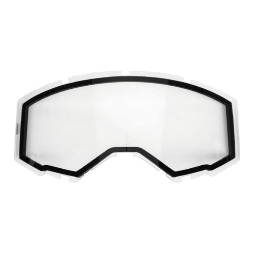 MICA DOBLE FLY RACING TRANSPARENTE