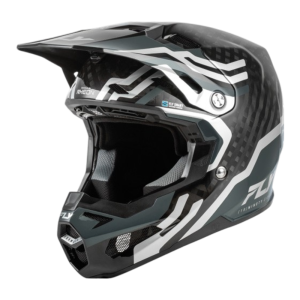 CASCO FLY RACING FORMULA S CARBON BYTE BLACK CARBON/GREY/SILVER
