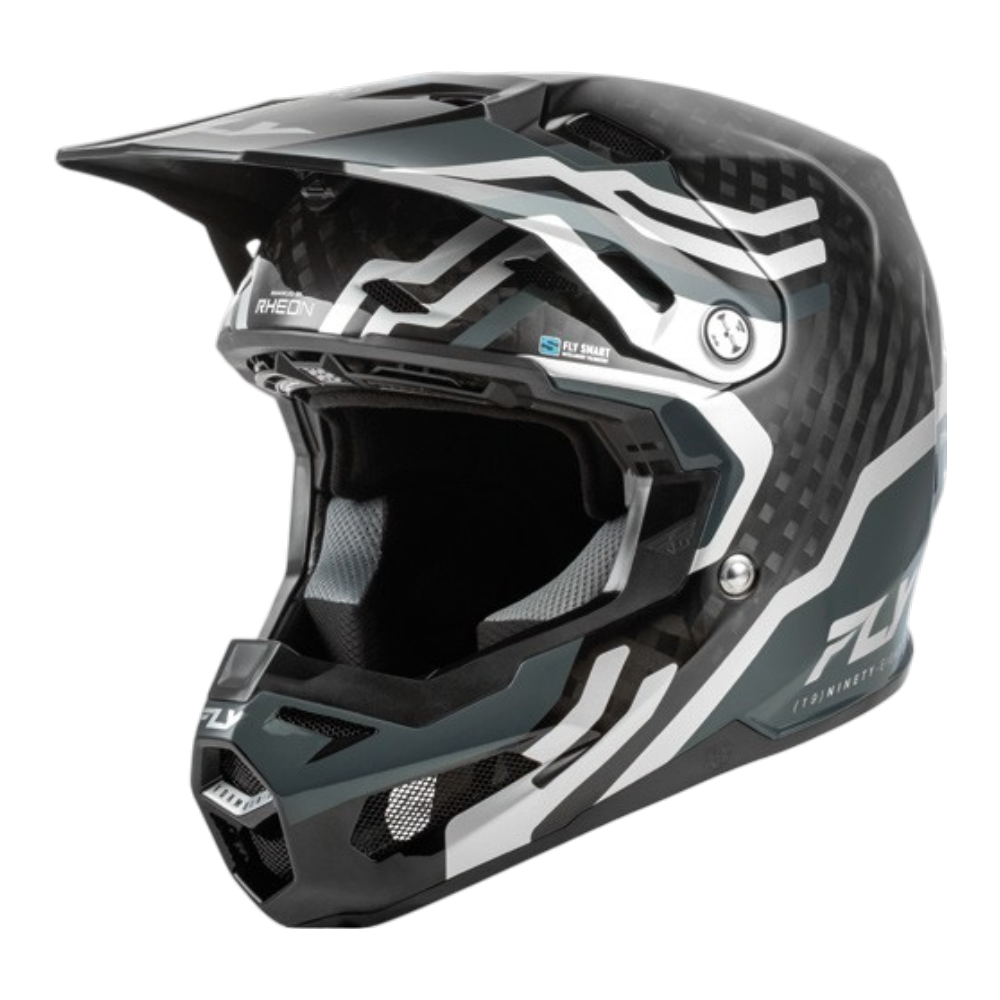 CASCO FLY RACING FORMULA S CARBON BYTE BLACK CARBON/GREY/SILVER
