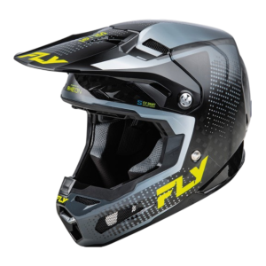CASCO FLY RACING FORMULA S CARBON PROTOCOL BLACK CARBON/GREY/HI-VIS