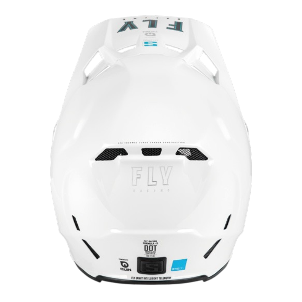 CASCO FLY RACING FORMULA S CARBON SOLID WHITE - Imagen 2