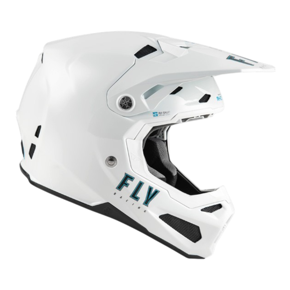 CASCO FLY RACING FORMULA S CARBON SOLID WHITE - Imagen 3