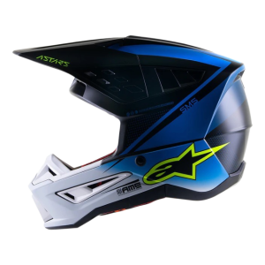 CASCO ALPINESTARS S-MS RAYON NIGHTLIFE UCLA BLUE WHITE MATT