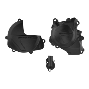 PROTECTOR JGO MOTOR POLISPORT HONDA CRF-450R/RX(17-26) BLACK