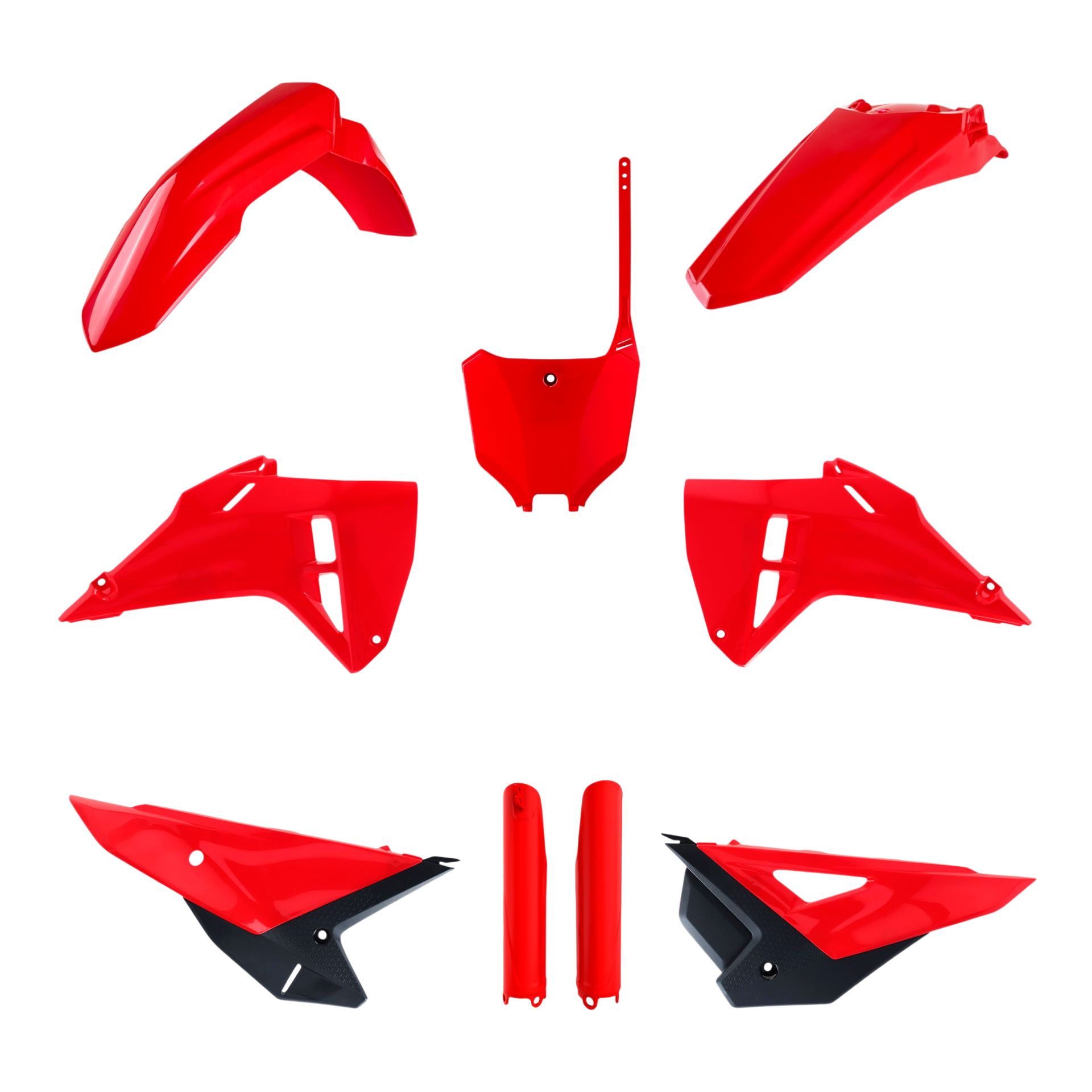 KIT PLASTICOS COMPLETO POLISPORT HONDA CRF-250R/450R (25-26) RED