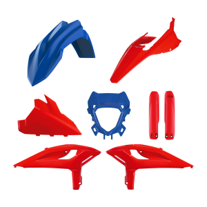 KIT PLASTICOS COMPLETO POLISPORT BETA RR X-PRO 2T/4T (25-26) RED/BLUE