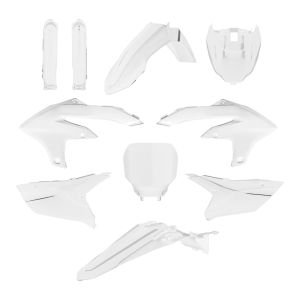 KIT PLASTICOS COMPLETO POLISPORT YAMAHA YZ-450F(23-26)YZ-250F(24-26) WHITE