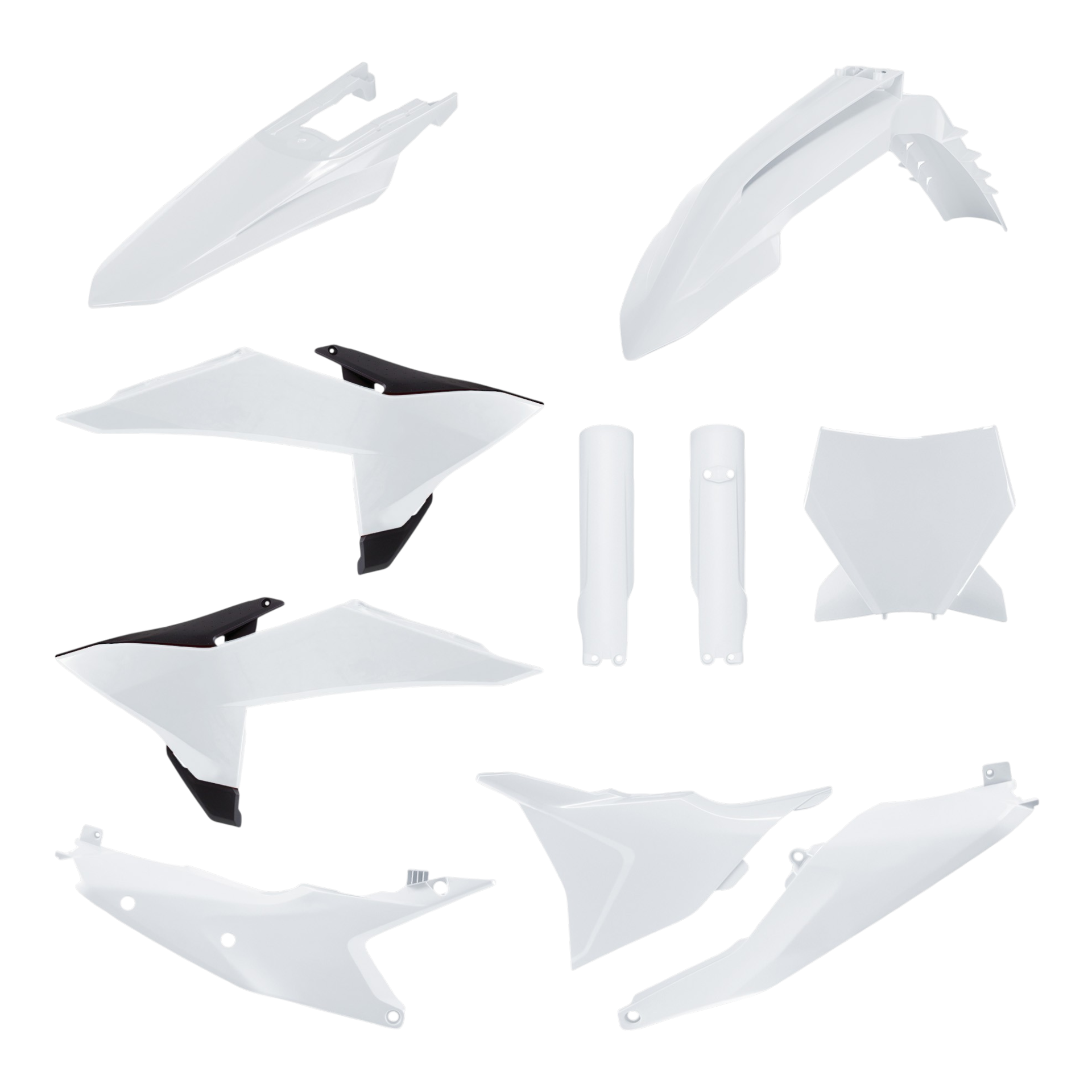 KIT PLASTICOS COMPLETO POLISPORT KTM SX/SX-F/XC/XC-F (25-26) WHITE
