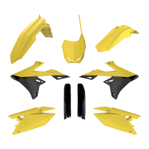 KIT PLASTICOS COMPLETO POLISPORT SUZUKI RMZ-450(18-26)/ RMZ-250(19-26) YELLOW