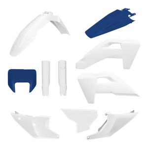 KIT PLASTICOS COMPLETO POLISPORT HUSQVARNA TE/FE (26) WHITE