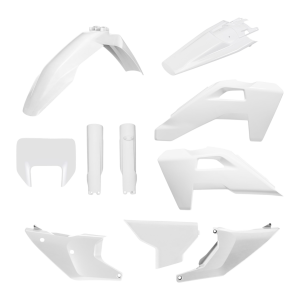 KIT PLASTICOS COMPLETO POLISPORT HUSQVARNA TE/FE (25-26) WHITE