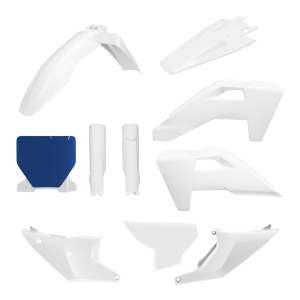 KIT PLASTICOS COMPLETO POLISPORT HUSQVARNA TC/FC (25-26) WHITE