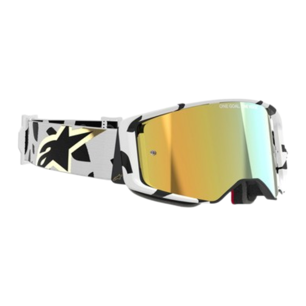 ALPINESTARS ANTIPARRA SUPERTECH CORP ABSOLUTE VISION BLANCO/DORADO - Imagen 2