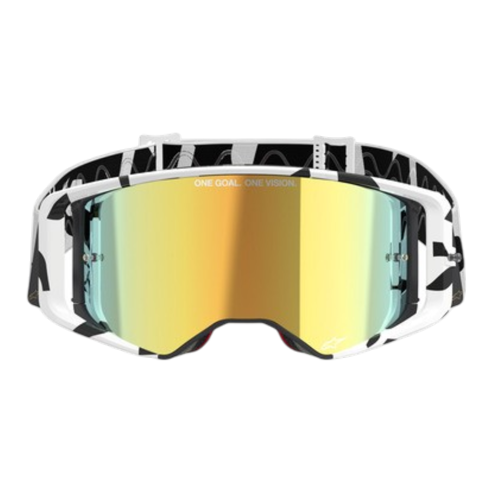ALPINESTARS ANTIPARRA SUPERTECH CORP ABSOLUTE VISION BLANCO/DORADO - Imagen 4