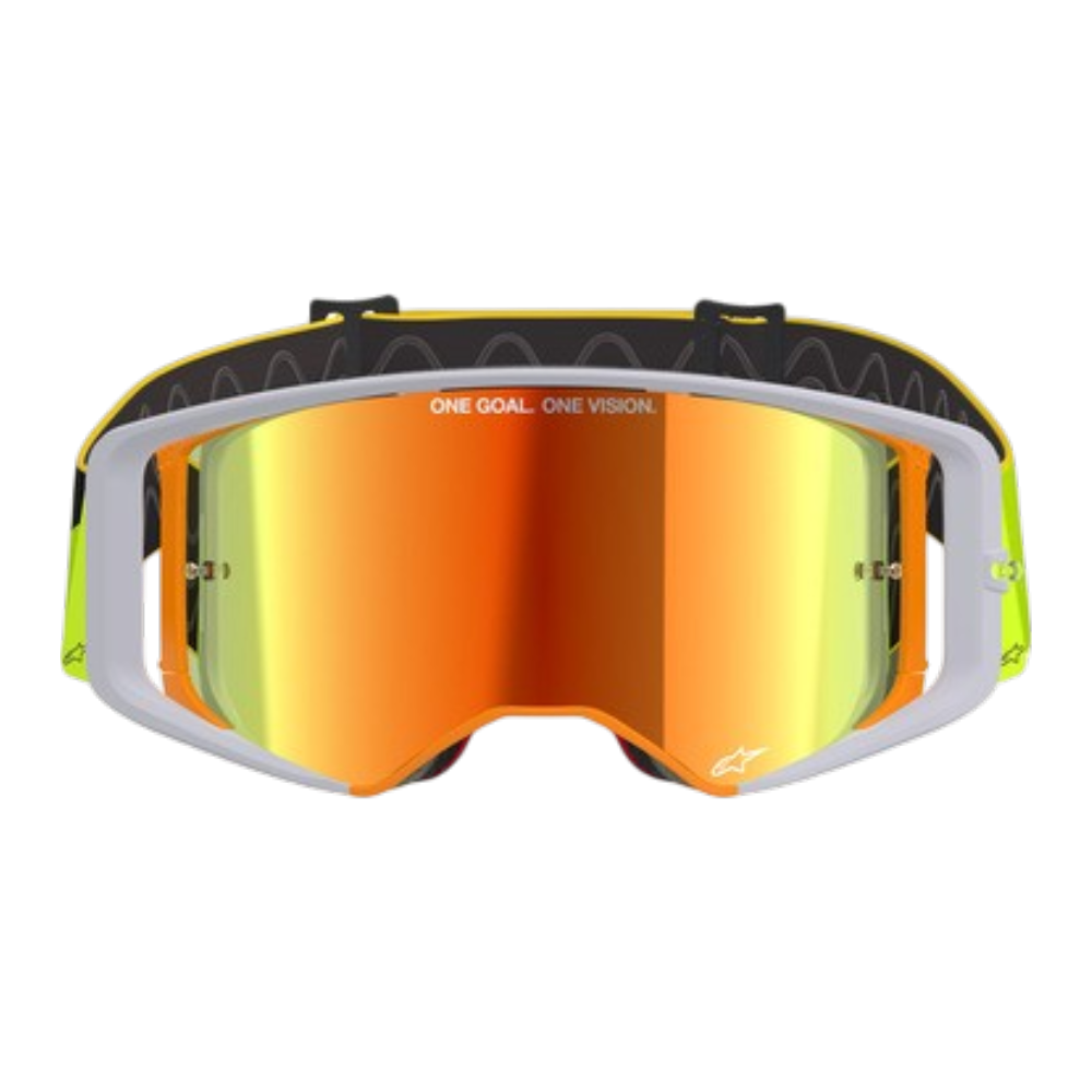 ALPINESTARS ANTIPARRA SUPERTECH CORP ABSOLUTE VISION AMARILLO FLUOR/GRIS/ROJO - Imagen 4