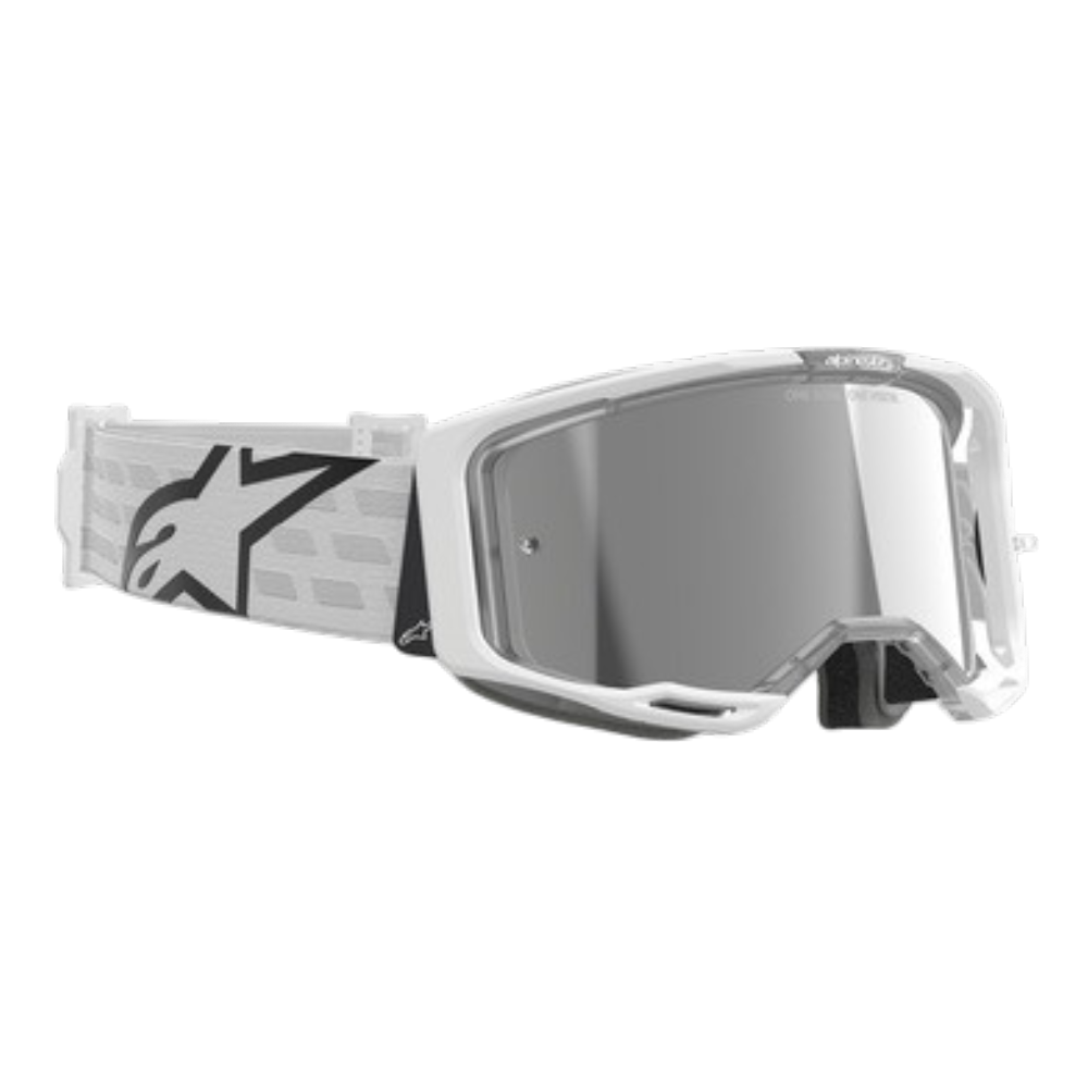 ALPINESTARS ANTIPARRA VISION 8 CORP BLANCO/PLATA - Imagen 2