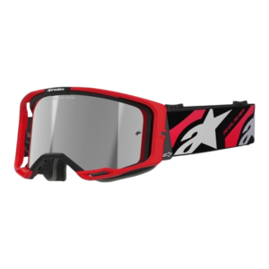ALPINESTARS ANTIPARRA VISION 8 LUAR ROJO/NEGRO/PLATA