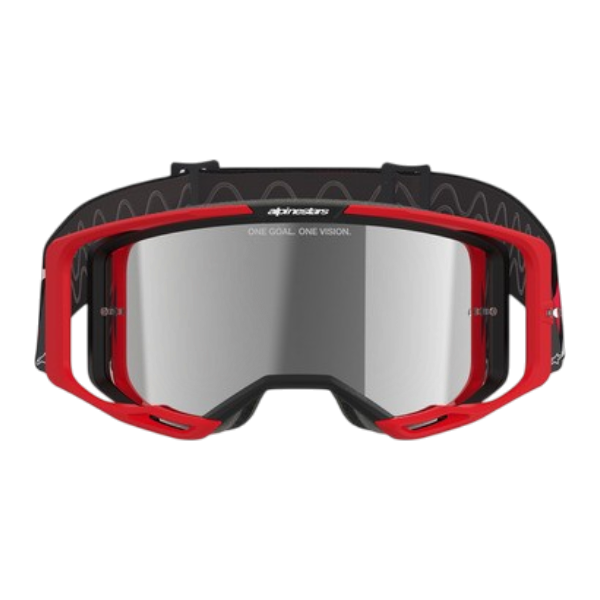 ALPINESTARS ANTIPARRA VISION 8 LUAR ROJO/NEGRO/PLATA - Imagen 4