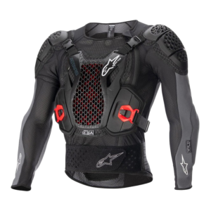 JOFA ALPINESTARS BIONIC PLUS V2 PROTECTION JACKET NEGRO ANTRACITA/ROJO