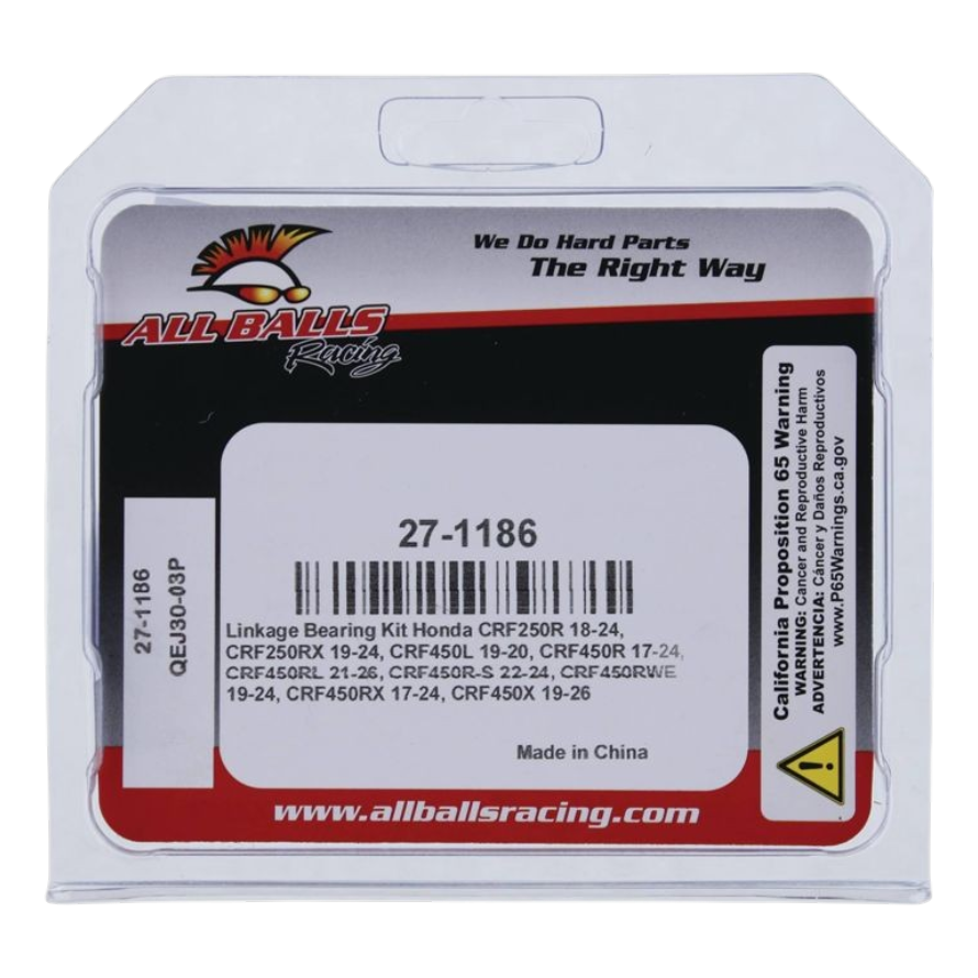 RODAMIENTOS BIELETA ALL BALLS HONDA CRF-250R 18/24 CRF-450R 17/24 (NUEVAS)