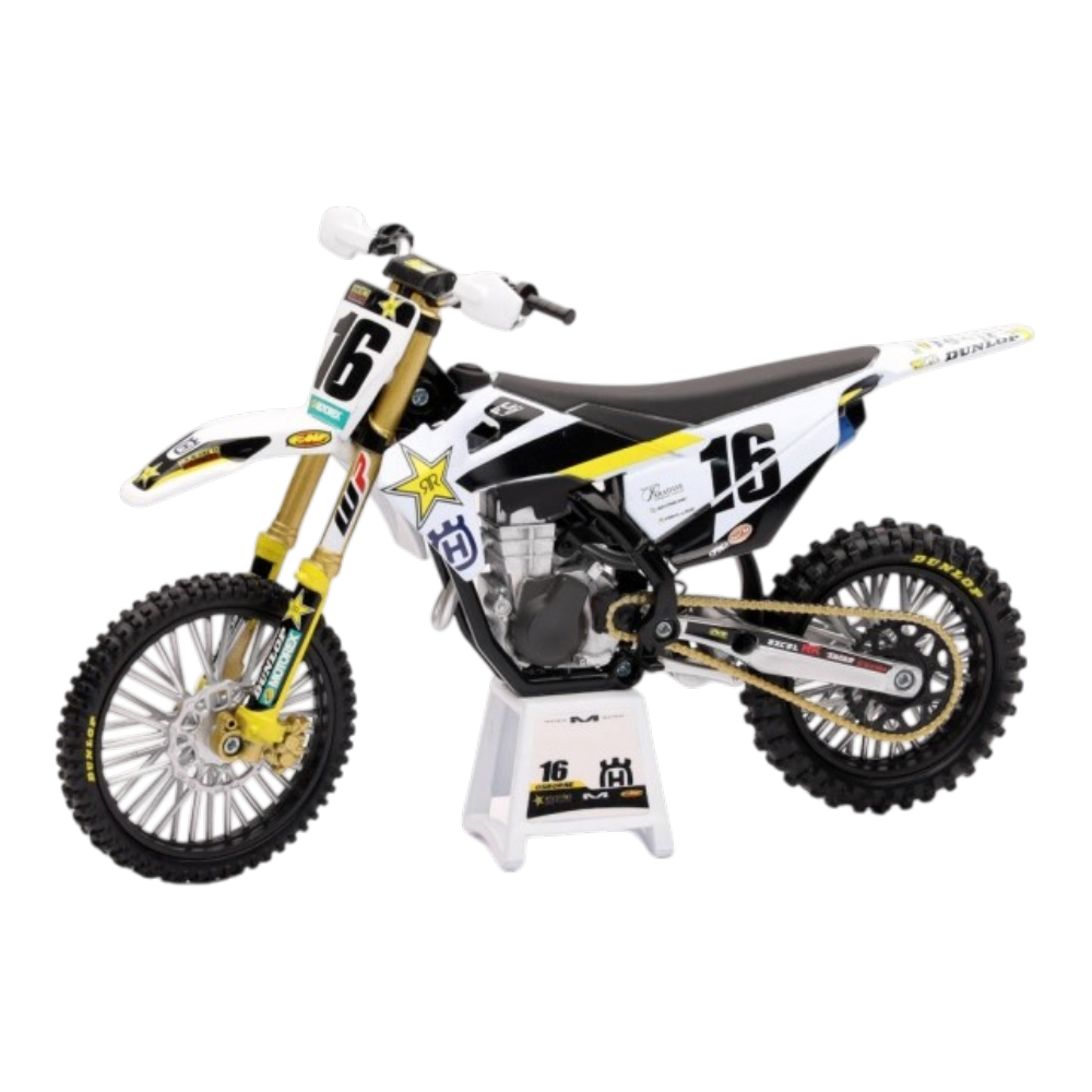 MOTO ESCALA NEW RAY HUSQVARNA ROCKSTAR ZACH OSBORNE 1:12