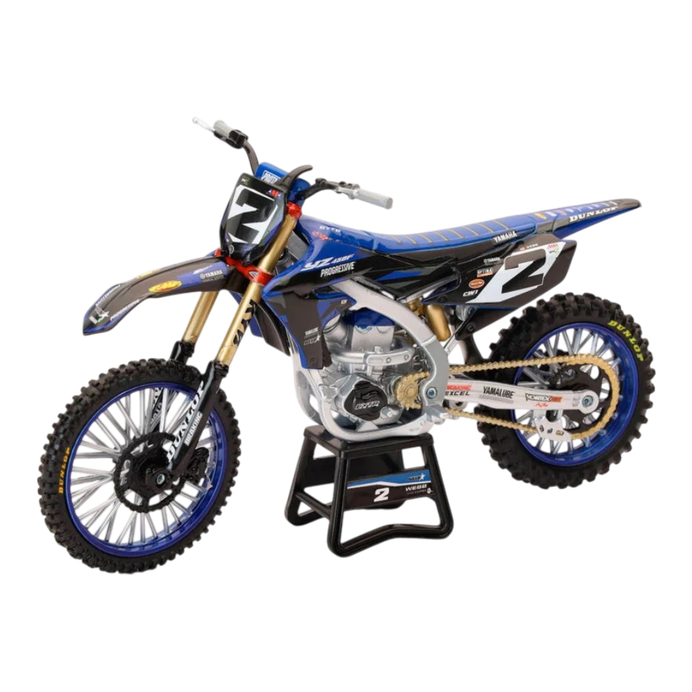 MOTO ESCALA NEW RAY YAMAHA YZ-450F STAR RACING TEAM 1:12
