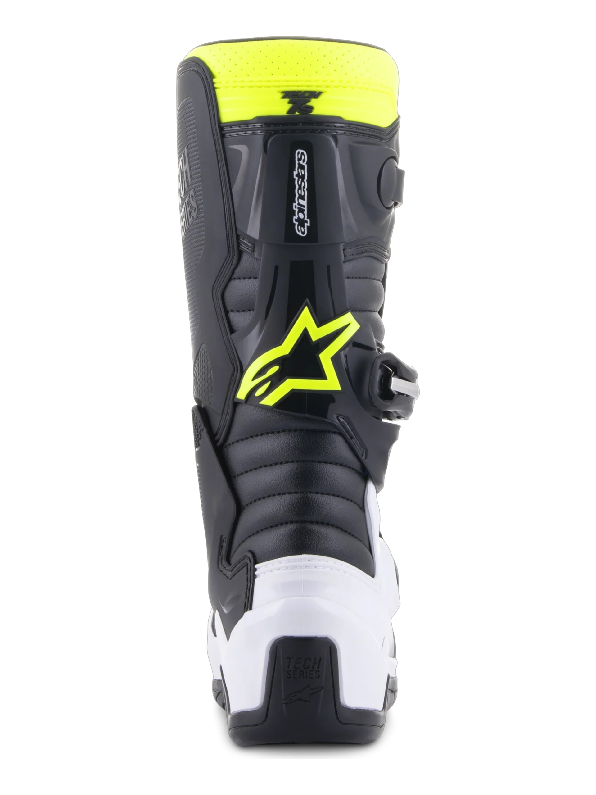 BOTA ALPINESTARS TECH 7S YOUTH NEGRO/AZUL/AMARILLO FLUOR - Imagen 7