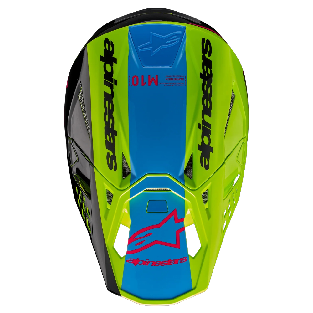 CASCO ALPINESTARS SUPERTECH S-M10 SOLID FLOOD - Imagen 2