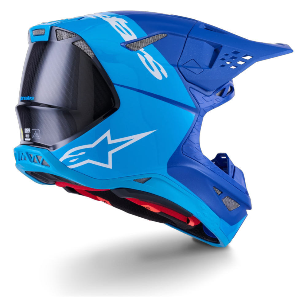 CASCO ALPINESTARS SUPERTECH S-M10 FLOOD MET BLUE - Imagen 3