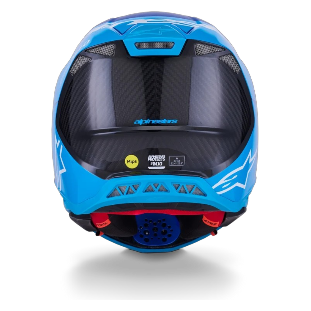 CASCO ALPINESTARS SUPERTECH S-M10 FLOOD MET BLUE - Imagen 5
