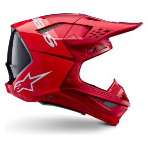CASCO ALPINESTARS SUPERTECH S-M10 SOLID FLOOD RED FLUO