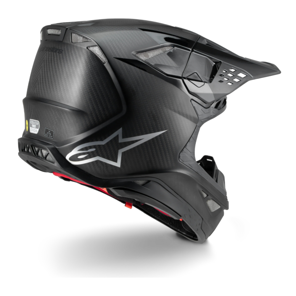 CASCO ALPINESTARS SUPERTECH S-M10 SOLID NEGRO BRILLANTE/CARBONO - Imagen 5