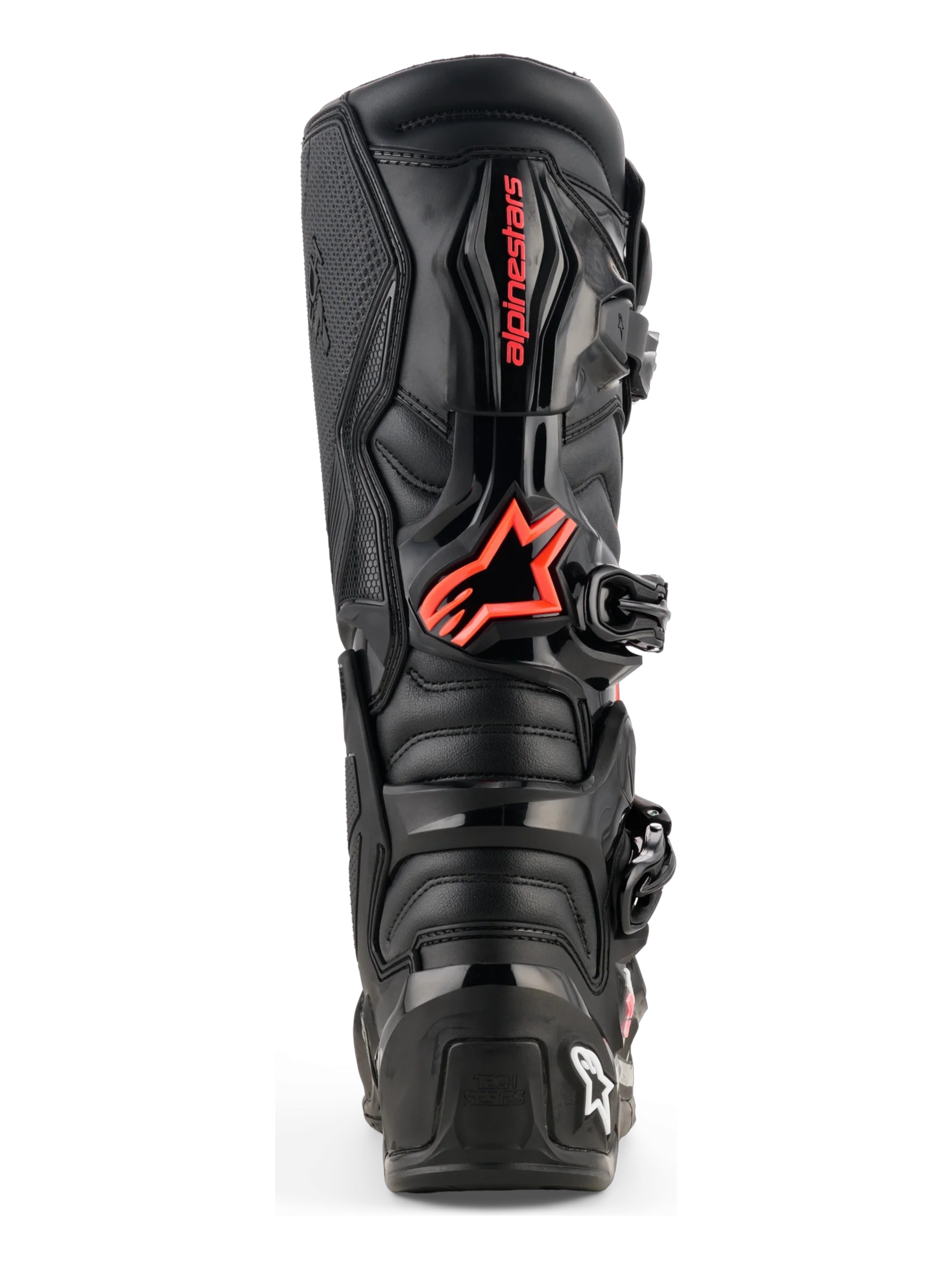 BOTA ALPINESTARS TECH 7 NEGRO/ROJO FLUOR - Imagen 2