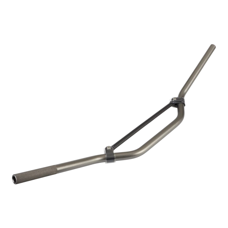 MANUBRIO ZETA RACING DUAL SPORT MEDIUM GREY (22 MM)
