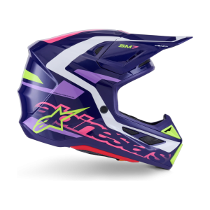 CASCO ALPINESTARS S-M7 DEED MORADO/ROSADO BRILLANTE