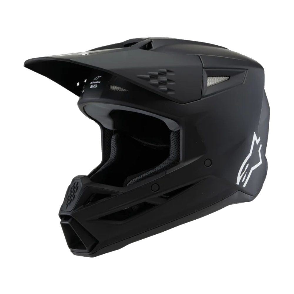 CASCO ALPINESTARS SM3 YOUTH SOLID NEGRO MATE - Imagen 3