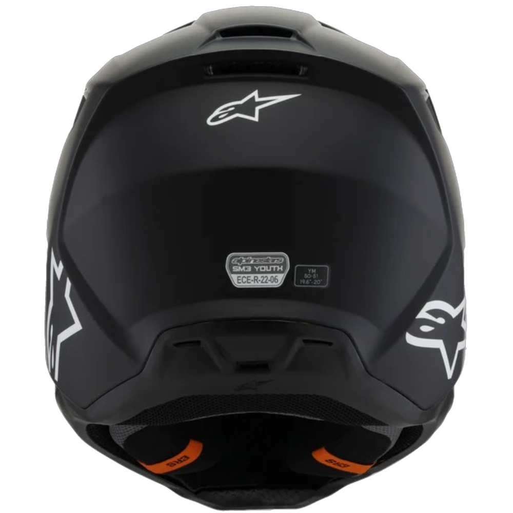 CASCO ALPINESTARS SM3 YOUTH SOLID NEGRO MATE - Imagen 7