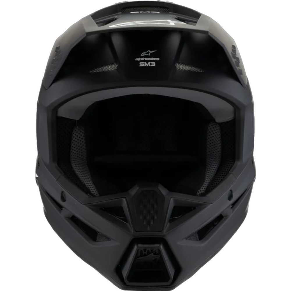 CASCO ALPINESTARS SM3 YOUTH SOLID NEGRO MATE - Imagen 2