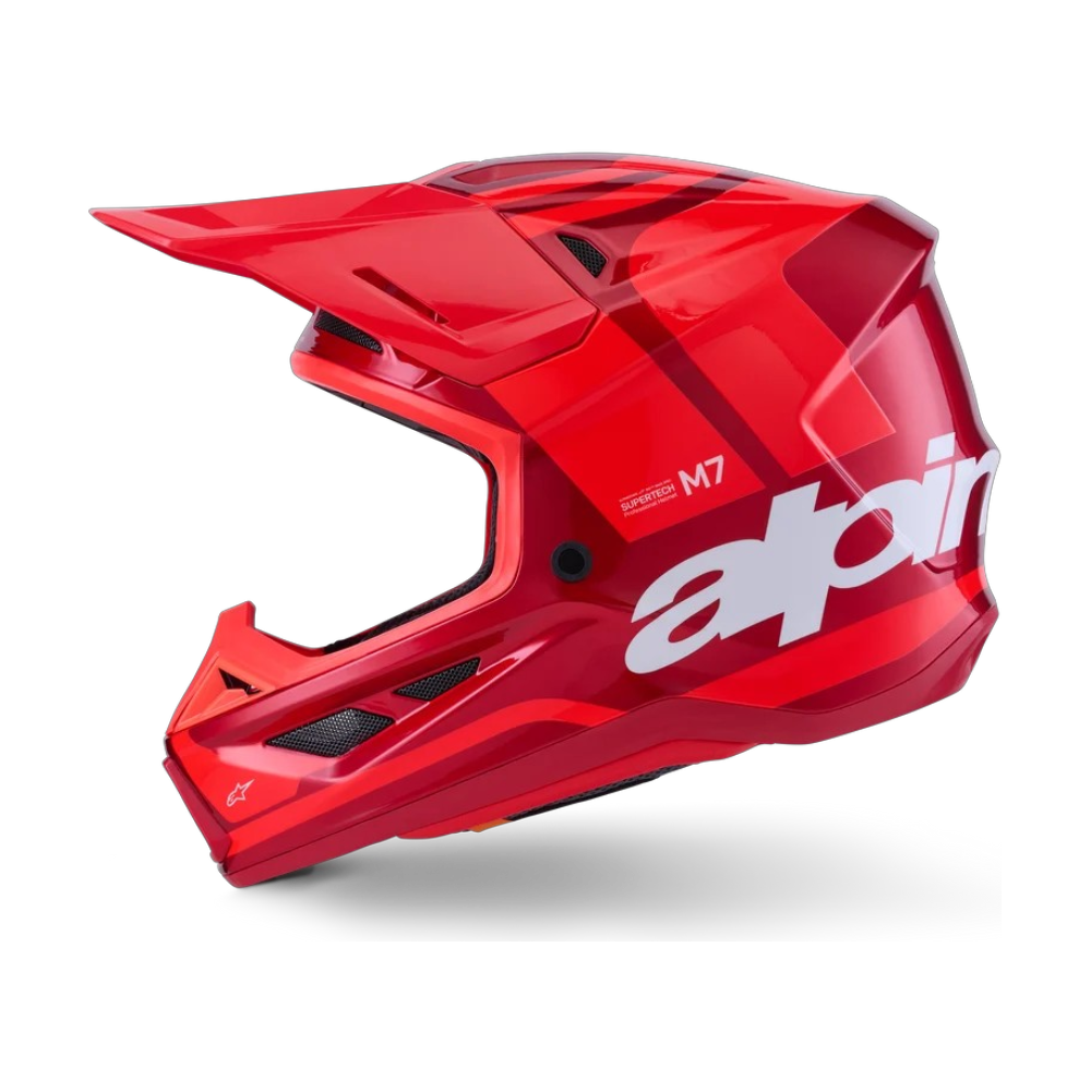 CASCO ALPINESTARS S-M7 CORE ROJO BRILLANTE - Imagen 5