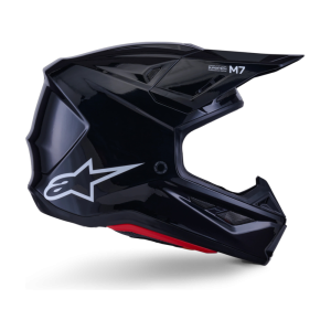 CASCO ALPINESTARS S-M7 SOLID NEGRO BRILLANTE