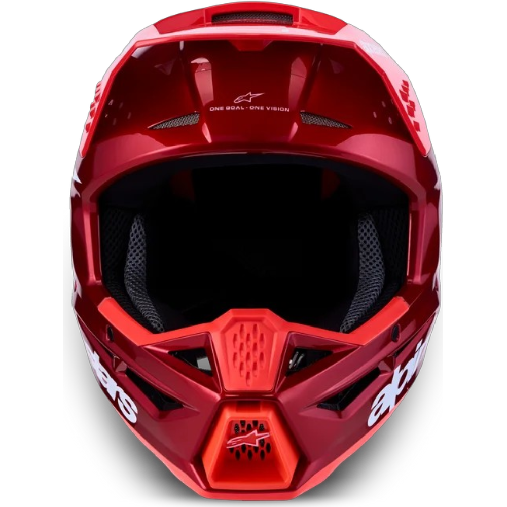 CASCO ALPINESTARS SM3 RADIUM HELMET ECE06/DOT ROJO MATE/ROJO FLÚOR/BLANCO - Imagen 6